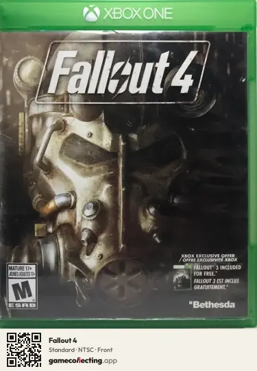 Fallout 4 Xbox One, NTSC box front