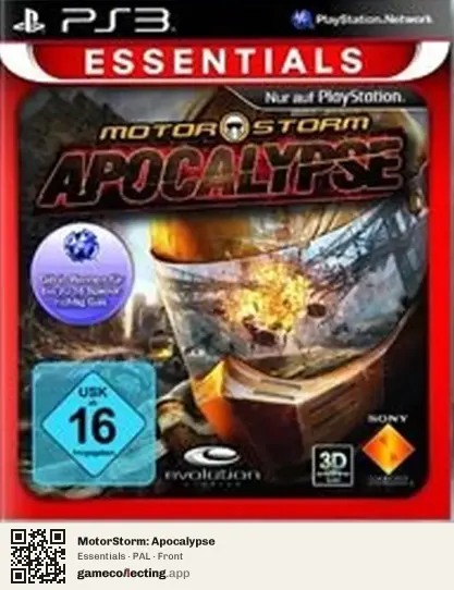 MotorStorm: Apocalypse PlayStation 3, PAL box front