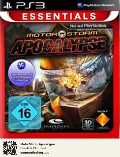 MotorStorm: Apocalypse PlayStation 3, PAL box front