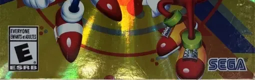 Sonic Mania, the ESRB box on its front