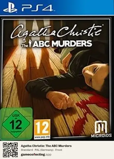 Agatha Christie: The ABC Murders PlayStation 4, Germany box front