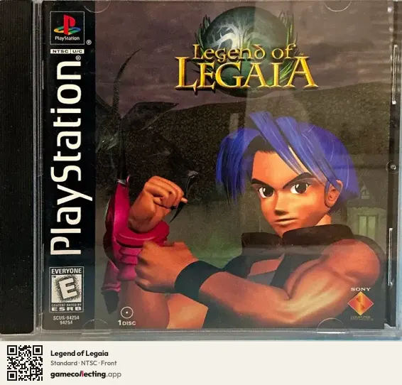 Legend of Legaia PlayStation, NTSC box front