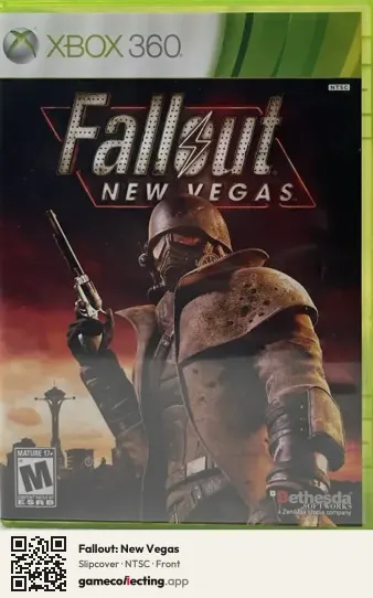 Fallout: New Vegas Xbox 360, NTSC box front