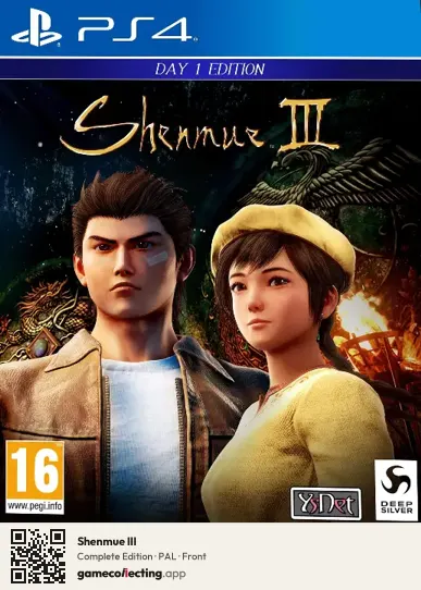 Shenmue III PlayStation 4, PAL box front