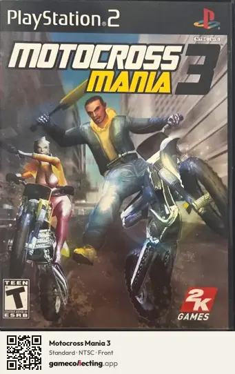 Motocross Mania 3 PlayStation 2, NTSC box front
