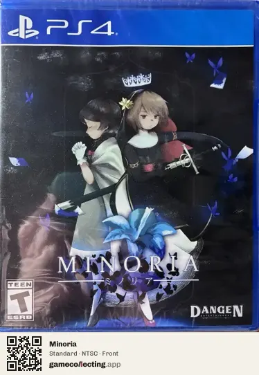 Minoria PlayStation 4, NTSC box front