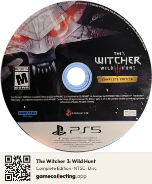 The Witcher 3: Wild Hunt PlayStation 5, NTSC disc