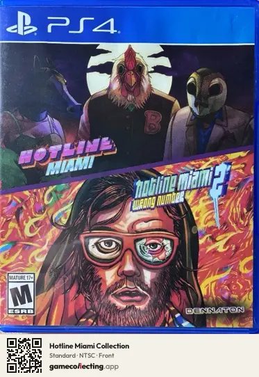 Hotline Miami Collection PlayStation 4, NTSC box front