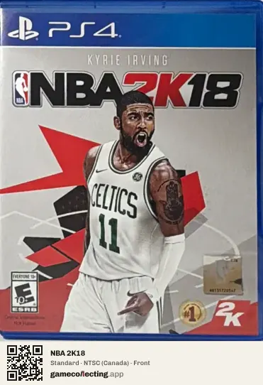 NBA 2K18 PlayStation 4, Canada box front