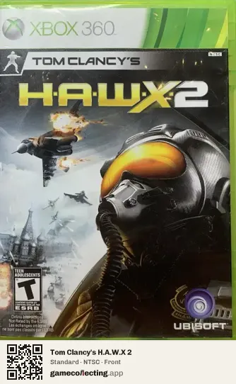 Tom Clancy's H.A.W.X 2 Xbox 360, NTSC box front