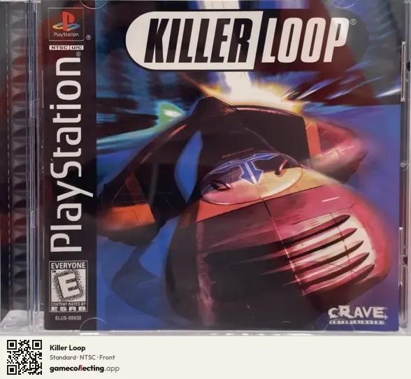 Killer Loop PlayStation, NTSC box front