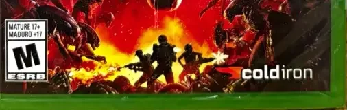 Aliens: Fireteam Elite, the ESRB box on its front