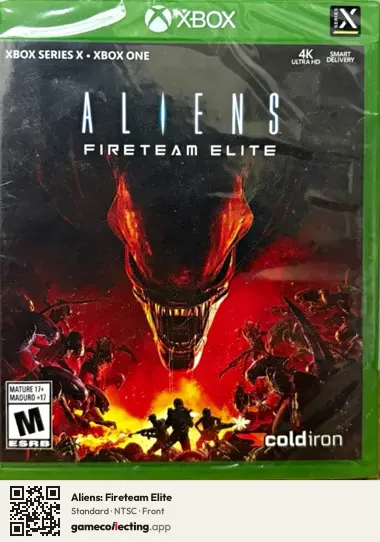 Aliens: Fireteam Elite Xbox Series X, NTSC box front
