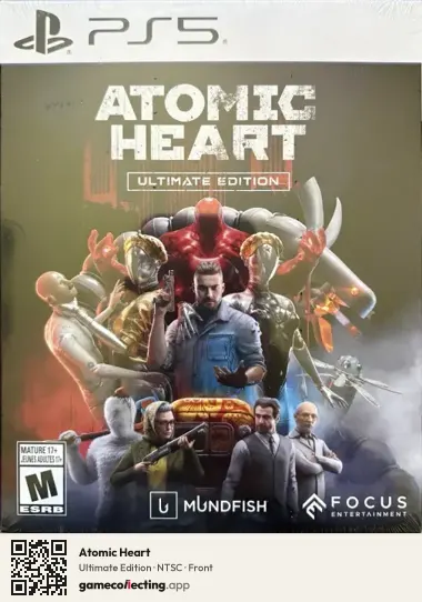 Atomic Heart PlayStation 5, NTSC box front