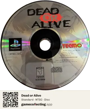 Dead or Alive PlayStation, NTSC disc