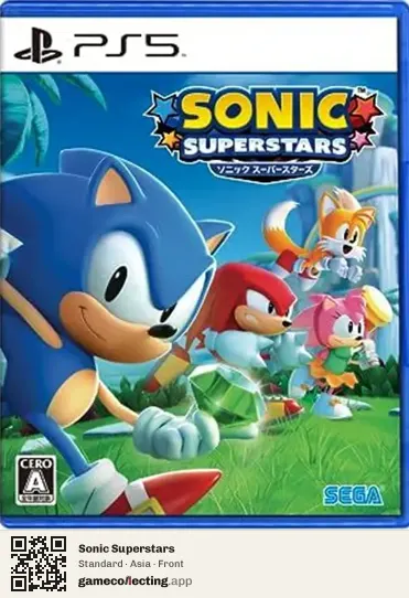 Sonic Superstars PlayStation 5, Asia box front