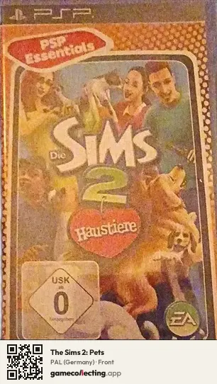 The Sims 2: Pets PlayStation Portable, Germany box front