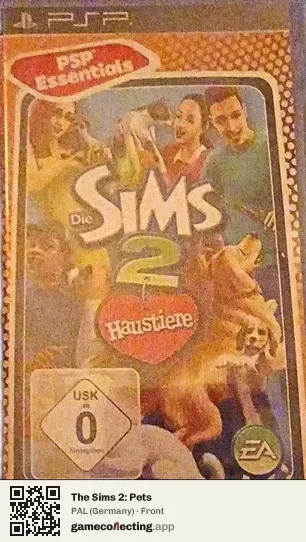 The Sims 2: Pets PlayStation Portable, Germany box front