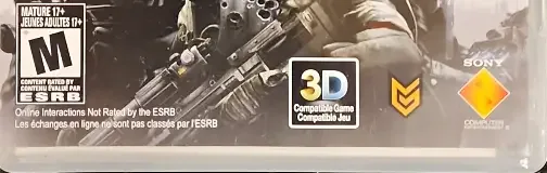 Killzone Trilogy, the ESRB box on its front
