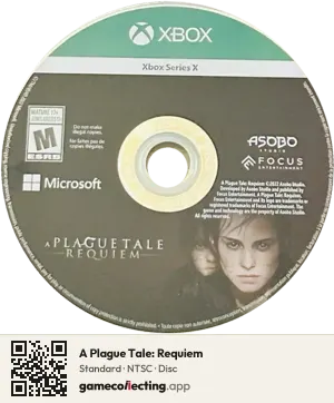 A Plague Tale: Requiem Xbox Series X, NTSC disc