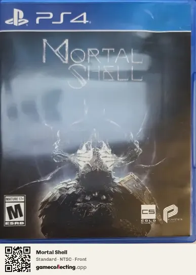 Mortal Shell PlayStation 4, NTSC box front
