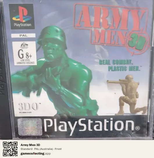 Army Men 3D PlayStation, Australia box front