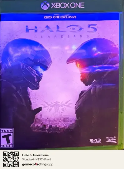 Halo 5: Guardians Xbox One, NTSC box front