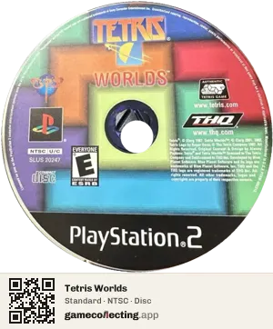 Tetris Worlds PlayStation 2, NTSC disc