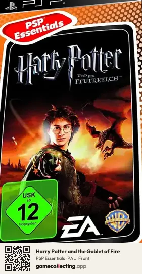 Harry Potter and the Goblet of Fire PlayStation Portable, PAL box front