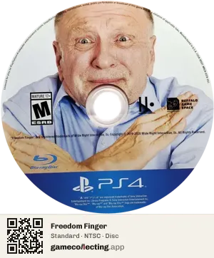 Freedom Finger PlayStation 4, NTSC disc