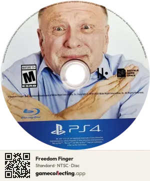 Freedom Finger PlayStation 4, NTSC disc