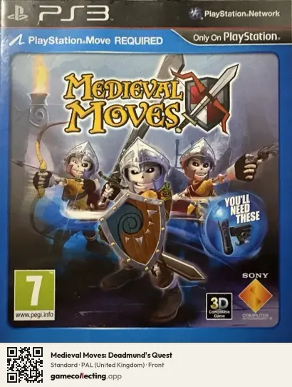 Medieval Moves: Deadmund's Quest PlayStation 3, United Kingdom box front