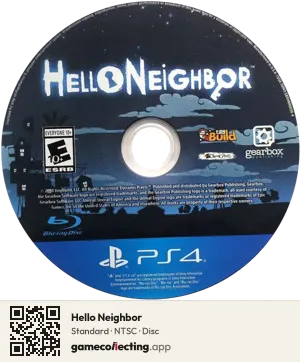 Hello Neighbor PlayStation 4, NTSC disc