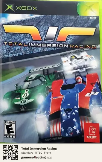Total Immersion Racing Xbox, NTSC box front