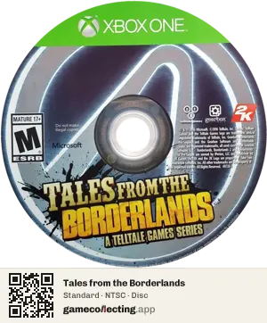 Tales from the Borderlands Xbox One, NTSC disc