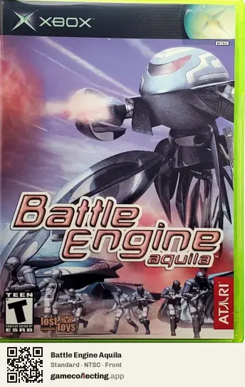 Battle Engine Aquila Xbox, NTSC box front