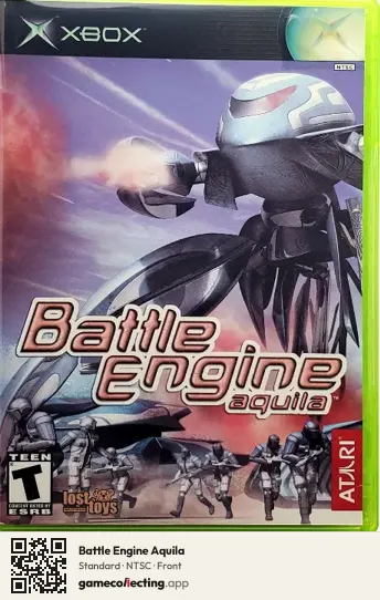 Battle Engine Aquila Xbox, NTSC box front
