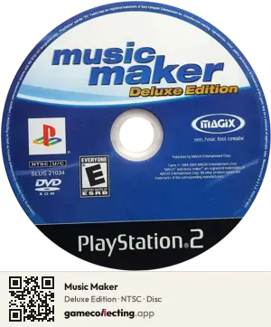 Music Maker PlayStation 2, NTSC disc