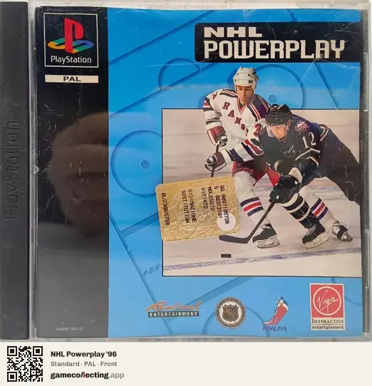NHL Powerplay '96 PlayStation, PAL box front