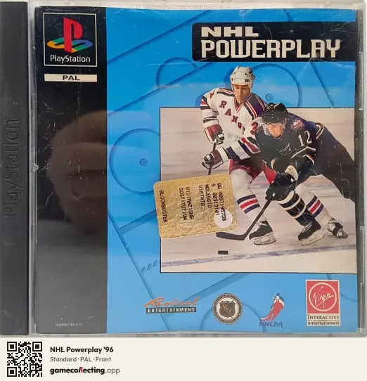NHL Powerplay '96 PlayStation, PAL box front