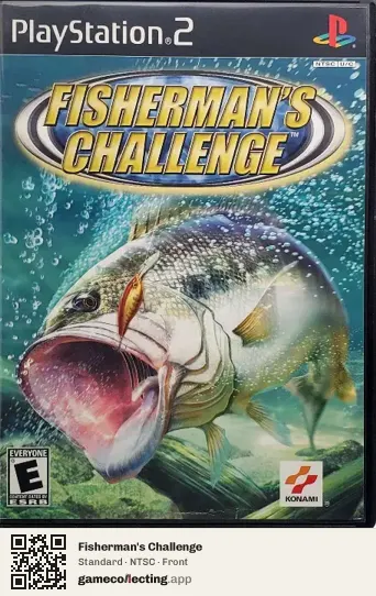 Fisherman's Challenge PlayStation 2, NTSC box front