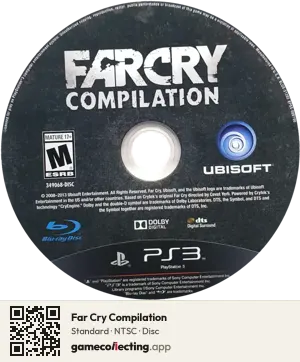 Far Cry Compilation PlayStation 3, NTSC disc