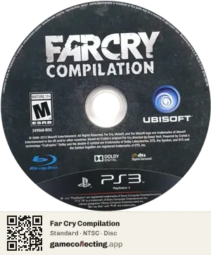Far Cry Compilation PlayStation 3, NTSC disc