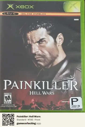 Painkiller: Hell Wars Xbox, NTSC box front