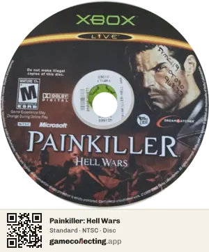 Painkiller: Hell Wars Xbox, NTSC disc