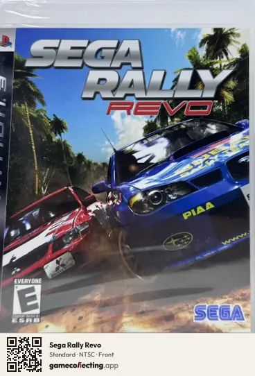 Sega Rally Revo PlayStation 3, NTSC box front