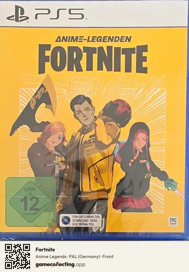 Fortnite PlayStation 5, Germany box front