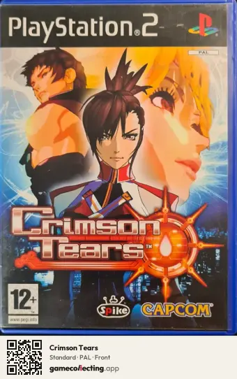 Crimson Tears PlayStation 2, PAL box front