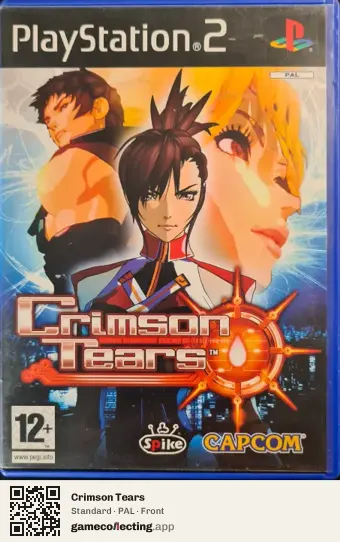 Crimson Tears PlayStation 2, PAL box front