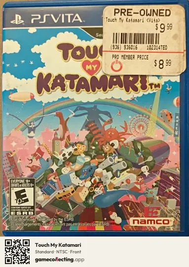 Touch My Katamari PlayStation Vita, NTSC box front